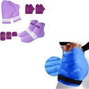 Atsuwell Chemo Gloves וגרביים עבור Neuropathy & XL hip Pack Wrap לאחר ניתוח