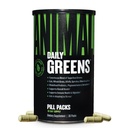 Animal Daily Greens Pill Packs - Kale, Wheat Grass, Alphalfa & More - Convenient Prebiotic ו Probiotic Superfood ל- Superior Digest, Gut Health, and Immunity for Men & Women - 30 יום אספקה