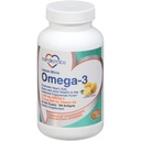 אומגה 3 Minis + ויטמין D3, 1,100 מ"ג אומגה 3 ב טופס Triglyceride ו-600 IU ויטמין D3, Easy-to-Swallow, Fresh Lemon-Flavored אומגה 3 Softgels - 180 הרוזן