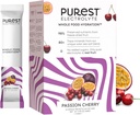 הכירו את Brainer Purest Electrolyte Passion Cherry אבקת Packets - Whole Food hydroze-Dried פירות ומלחי ים סולאריים עבור אלקטרוליטיום