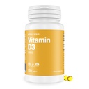 ויטמין D3 5000 IU - תוסף ויטמין D גבוה ל- Immune & Bone Health - Non-GMO, ללא חלב, 120 Softgels