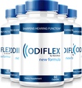 NutraRize (5 Pack) Odiflex כמוסות, Premiumאוזן בריאות פורמולה, All-Natural תוסף כדי להגן על האוזן הפנימית, גלולות תמיכה שמיעה רשמי, Odi Flex ביקורות (300 קפסולות)