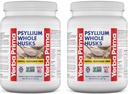 Yerba Prima Whole Psyllium Husk סיבים תוספת 20 oz (Pack of 2) - טבעוני, Gluten Free, non-GMO