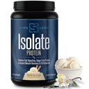 Isolate Premium Whey חלבון אבקת Keto Isolate ו hydrolysate עם Amino Acids כולל Glutamine עבור Lean שריר צמיחה התאוששות - Vanilla Ice Cream (30 משרתים)