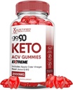 Justified Laboratories Go 90 Keto ACV Gummies Extreme 2000MG Go90 Ketomies Apple Cider Vinegar פורמולה עם אבקת מיץ Pomegranate B12 טבעוני non GMO 60 מסטיק