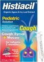 Histiacil אורגני Agave Jarabe para toS, תינוקות 2 חודשים ומעלה, Cough + Mucus הקלה נעשה עם Agave & Ivy Leaf, פורמולה לרפואת ילדים עבור יום הילדים Mucus Grape Flavor, 2 fl oz oz oz