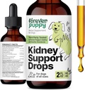 Forever Puppy Kidney Support Drops for Dogs - Cordyceps Mushroom, Astragalus, Sting Nettle Leaf Extract - Yellows and Supplements - Sugar & Alcohol-Free Tincture - 2 oz oz