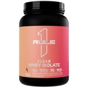 כלל 1 Clear Whey Isolate - 20g All-whey Isolate חלבון, מעל 9g EAAs, 300 מ"ג של מינרלים אלקטרוליטיים, 90 קלוריות, אור, קריספ, וטעם רענון (27 משרתים, Strawberry Lemonade)