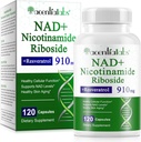 NAD Nicotinamide Riboside Resveratrol 900mg - NAD תוספת עם Resveratrol תוספת של Anti-Aging, אנרגיה סלולרית, תיקון DNA | NAD Nicotinamide Riboside 900 עם Absorption גבוהה
