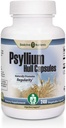 BIOACTIVE NUTRIENTS Psyllium Plus - 60 Caps - סוכר חינם - Psyllium Husk כמוסות סיבים - Psyllium Husk - Natural סיבים טבעיים תוספת