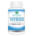 Best Earth Naturals Thyroid תומך תוספת לנשים וגברים - 60 קפסולות