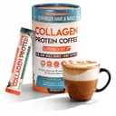 אבקת חלבון קולג'ן קפה פפטידים - עבור Better Focus, Energy, Digest, Bloating & Immunity for Women & Men | תמיכה בגלוינג עור, שיער, ריח, עור, עצמות ובריאות משותפת | 30 משרתים