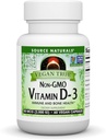 מקור טבעי טבעוני True, non-GMO ויטמין D-3, תוספת תזונתית עבור Immune ו- Bone Health *, 2,000 IU - 60 קפסולות