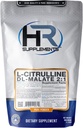 HR משלים L-Citrulline DL-Malate 2:1 אבקת, 500 גרמים (1.1 Lbs), Unflavored, Lab-Tested, Scoop Included
