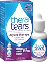 TheraTears Dry Eye Therapy טיפות Bundle עם 1.0 Fl Oz ו -0.5 בקבוקי Oz