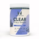 Myחלבון Clear Whey Isolate אבקת חלבון, 1.1 Lb (20 משרתות) Blue Raspberry, 20g חלבון לשרת, באופן טבעי מיקס, חלבון יומי לוקח ביצועים גבוהים