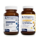 Metagenics Bundle - D3 5000 & EPA-DHA 720 Softgels של D3 5000 עבור Immune Support, Bone & Heart Health * - 120 Softgels of EPA-DHA 720 for Heart, Musculoskeletal & Immune System Health *