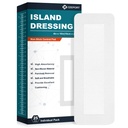 Island Dressing Bordered Gauze 4"x10, 25 באופן אישי Packed Non-Stick Pad במרכז עם Adhesive Border, Soft & Highly Absorbent Medical Class Dressing Gauze Pad for Wound Care and First Aid.