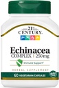 המאה ה-21 Echinacea Extracting Veg כמוסות, 60 Count