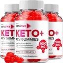 (3 Pack) Keto One Gummies Advanced Loss - ACV Gummies כוח מקסימלי, Keto One Keto Plus ACV משקל חניכיים Apple Cider Vinegar, Keto One Gummies ביקורות B12 Keto+ACV (180 מסטיקנים)