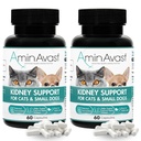 AminAvast Cat & Small Dog Kidney Support 300 mg Supplement, 60 Count 2-Pack