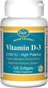 ויטמין D-3 Softgels, 5,000 IU, 120 Softgels