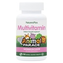 Natures Plus Animal Parade Children's Chewable Multivitamin, Watermelon - 180 טבליות בעלי חיים - מקדם בריאות ו Well-Being - טבעוני, גלוט חינם - 90 משרתים