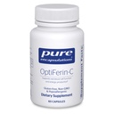 Pure Encapsulations OptiFerin-C - עבור Red Blood Cells & Energy - Iron Absorption Support - תוסף אנרגיה * ויטמין C Enriched - Gluten Free & Non-GMO - 60 קפסולות