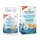 Nordic Naturals Ultimate אומגה ג'וניור, סטרוברי - 120 מיני  Soft Gels - 680 אומגה 3 עם EPA & DHA - בריאות המוח, Mood, למידה - Non-GMO - 60 משרתים