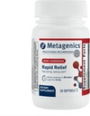 Metagenics Rapid Relief - Herbal Softgel עם Turmeric & Boswellia - תומך הקלה מהירה עבור השרירים, Back & Joint Discomfort * - תרופות חינם, non-GMO, Gluten-Free - GMP Certified Facility - 20 Softgels