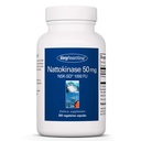 Allergy Research Group Nattokinase 50 מ"ג תוסף - NSK-SD 1000 FU, Cardiovascular Support, Circulatory Health, Vegetarian כמוסות - 300 Count