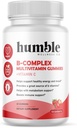B-Complex Multivitamin Gummies + ויטמין C: ויטמין B12, B7, B6, B3, B5, B9 תמיכה אנרגיה ומ Mood, תמיכה במטבוליזם, תמיכה במזל, Gluten Free, non GMO, טבעוני 30 משרתים, 30 משרתים