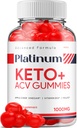 פלטינום Keto ACV Gummies - Advanced Formula Keto Plus AC Gummies Apple Cider Vinegar Platinum ACVmies Dietary Reviews Men (60 חניכיים)