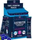 KEY NUTRIENTS אבקת Packets - Delicious Blue Raspberry 40 Pack hydrotion Pack Packets - Travel hydrotionאבק - No Sugar, No Calories, Gluten Free - Made in USA