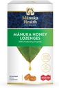 Manuka Health Manuka Honey Lozenges - 15 Propolis Lozenges - גרון טבעי Lozenges מעורבב עם Raw Manuka דבש, ניו זילנד פרפוליס ויטמין C עבור Immune תמיכה