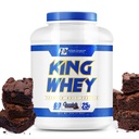 Ronnie Coleman חתימה סדרה Whey Concentrate + אבקת חלבון מבודד, Pre Workout Shake Mix עבור Lean שריר תמיכה, תוספת סוכר נמוך לנשים וגברים, שוקולד Brownie Flavor, 5 lbs