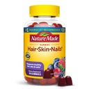 הטבע עשה עור שיער וציפורים עם Biotin 2,500 mcg, תוספת תזונתית לשיער בריא, Skin & Nails תמיכה, 90 חניכיים, 45 יום אספקה