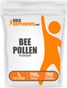 BulkSupplements.com Bee Pollen אבקה - Superfood Supplement, Bee Pollen תוסף, עבור תמיכה ב- Immune - Gluten Free, 1g לכל משרת, 250g (8.8 oz) (Pack of 1)