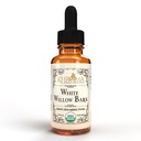 Khroma Herbal Products Organic White Willow Bark 30 משרתים - 800 MG Per Serve - 2 FL OZ נוזל בבקבוק זכוכית - Salix Alba