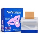 NuStripsTM Fast-Disshoot Sleep Strips עם 5 מ"ג מלטונין, ולריאן Root, L-theanine & ויטמין B6 - Blueberry Flavor - Natural Sleep Aid, טבעוני, Non-GMO, Gluten Free - Fall Asleep Fast (30 Strips)