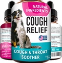 Kennel Cough Drops for Dogs and Cats - 2oz Pet Herbal Remedy - גרון אחר - תמיכה אדפטית ביתית - יבש, Wet & Barky Pet Cough and Cat Asthma, Sinus Congestion - Made in USA