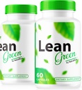 (2 Pack) Lean Green Loss Pills - באופן טבעי תומך Active Lifestyle ו- Fitness, Premium Keto Pills for Sustained Energy & Health, Lean Greens Formula, Lean Greens Review (120 קפסולות)
