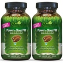 Irwin Naturals Power to Sleep PM - 120 נוזל Soft-Gels, Pack של 2 - עם מלטונין, GABA, Ashwagandha, ולריאן Root & L-theanine - 120 המשרתים המלאים
