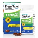 PreserVision AreDS 2 ויטמין עין, #1 רופא עיניים מומלץ מותג, Lutein ו-Zaxanthin תוספת עם ויטמין C, ויטמין E, Zinc, ו-Copper, 60 Softgels (Minigels)