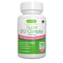 Igennus Sublingual ויטמין B12 מורכב 1000mcg, Methylated Methylchydrobalamin, Adenosylcobalamin & hydroxocobalamin, High Absorption & ניקוי, 180 משרתים, סוכר חינם & טבעוני
