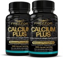 FREZZOR Calcium Plus עם UAF1000+ Super Antioxidant עבור עצמות בריאות ועצמות, תומך משקל גוף בריא, Ratio אופטימאלי של מינרלים מבני בניין העצם חיוני, NZ Made, 180 קפסולות, 2 חודשים אספקת מזון