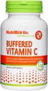 Acbiiotic Buffered ויטמין C, 500 Mg, 100 Caps | ויטמין C עם Calcium, Magnesium, Potassium ו- Zinc | Antioxidant & Collagen Support
