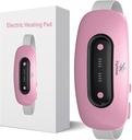 אדפד חשמלי, Portable Cordless Menstrual Heating Pad עם 4 רמות חום ו 4 מצבי עיסוי, מהיר Heating Belly Wrap Belt for Cramps, Back Pain Relief מתנות לנשים Her (Pink)