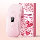 מערכת ההפעלה של פאת'ס: 2 Timer 6 Heat Levels 6 Vibration Modes Cordless Electric Heating Pad for Back Pain Relief Menstrual Heating Pad (Light Pink)
