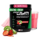JYM תוסף Science Pre JYM Strawberry Kindle Pre Workout אבקה - BCAAs, Nootropics, Creatine HCI, Citrulline, Beta-Alanine, Betaine, Tairine, Huperzine 30 משרתים